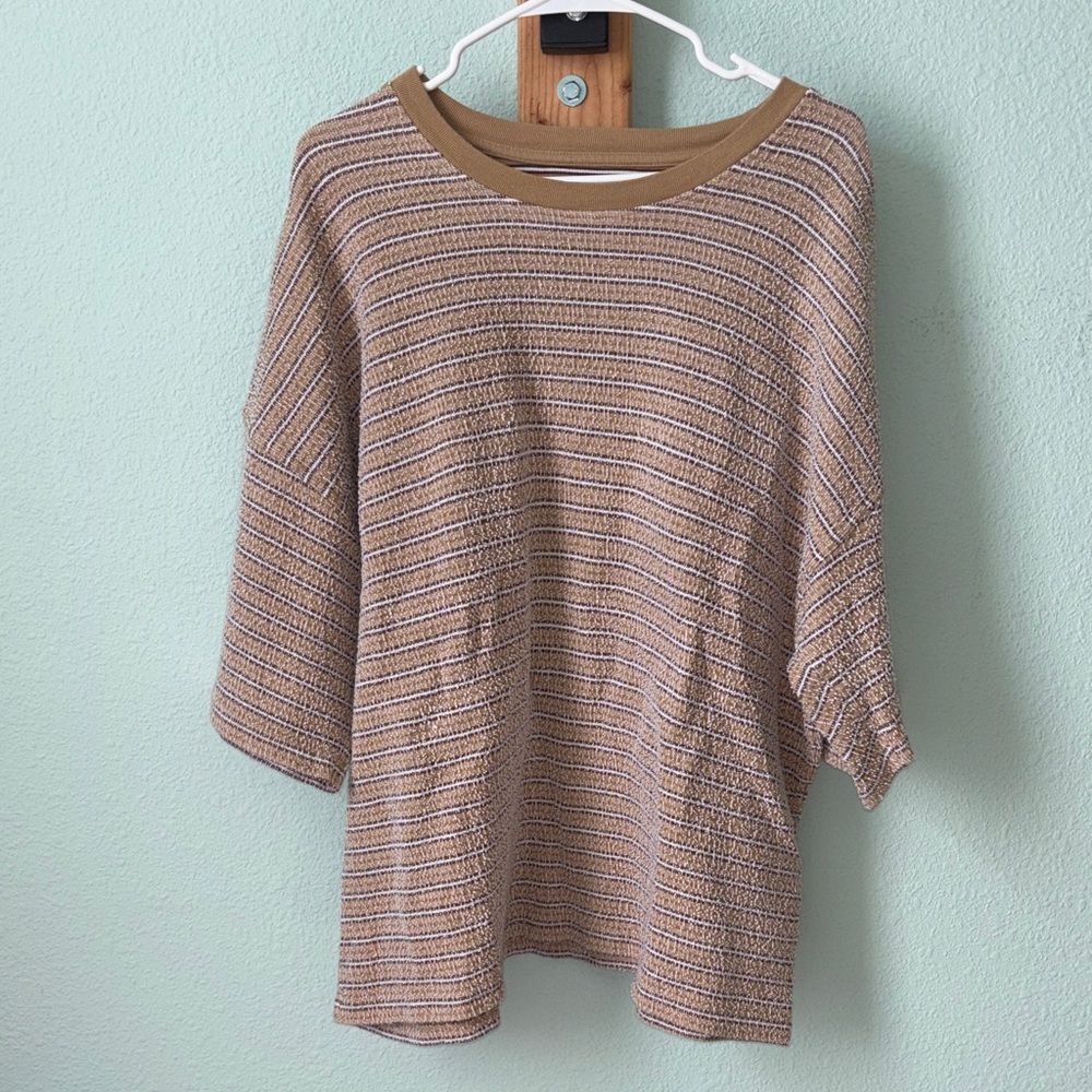 Striped Tan shirt